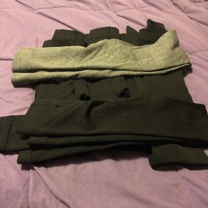 Lined leggings 6 pair lot